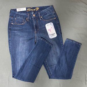 NWT Seven7 Jean Tummyless High Rise Skinny Size 6